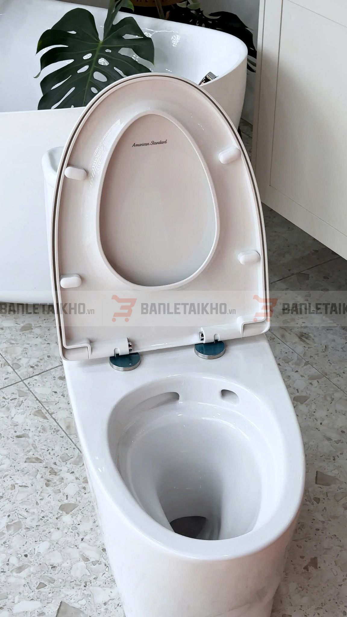 Bồn Cầu AMERICAN STANDARD VF 1862 1 Khối Nắp Êm Bồn Cầu AMERICAN STANDARD VF 1862 1 Khối Nắp Êm