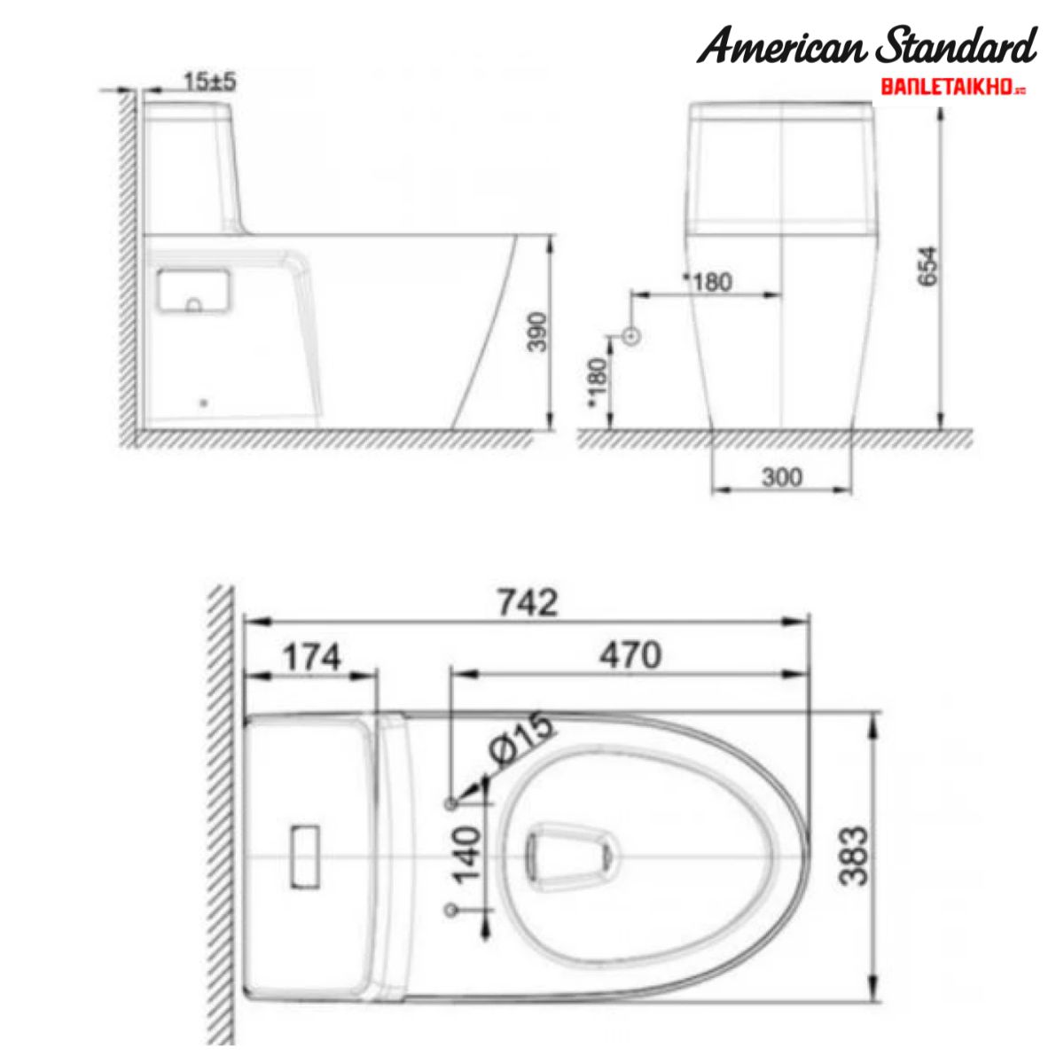 Bản vẽ Bồn Cầu AMERICAN STANDARD VF 1808ET 1 Khối Nắp Đóng Êm Mỏng Bản vẽ Bồn Cầu AMERICAN STANDARD VF 1808ET 1 Khối Nắp Đóng Êm Mỏng