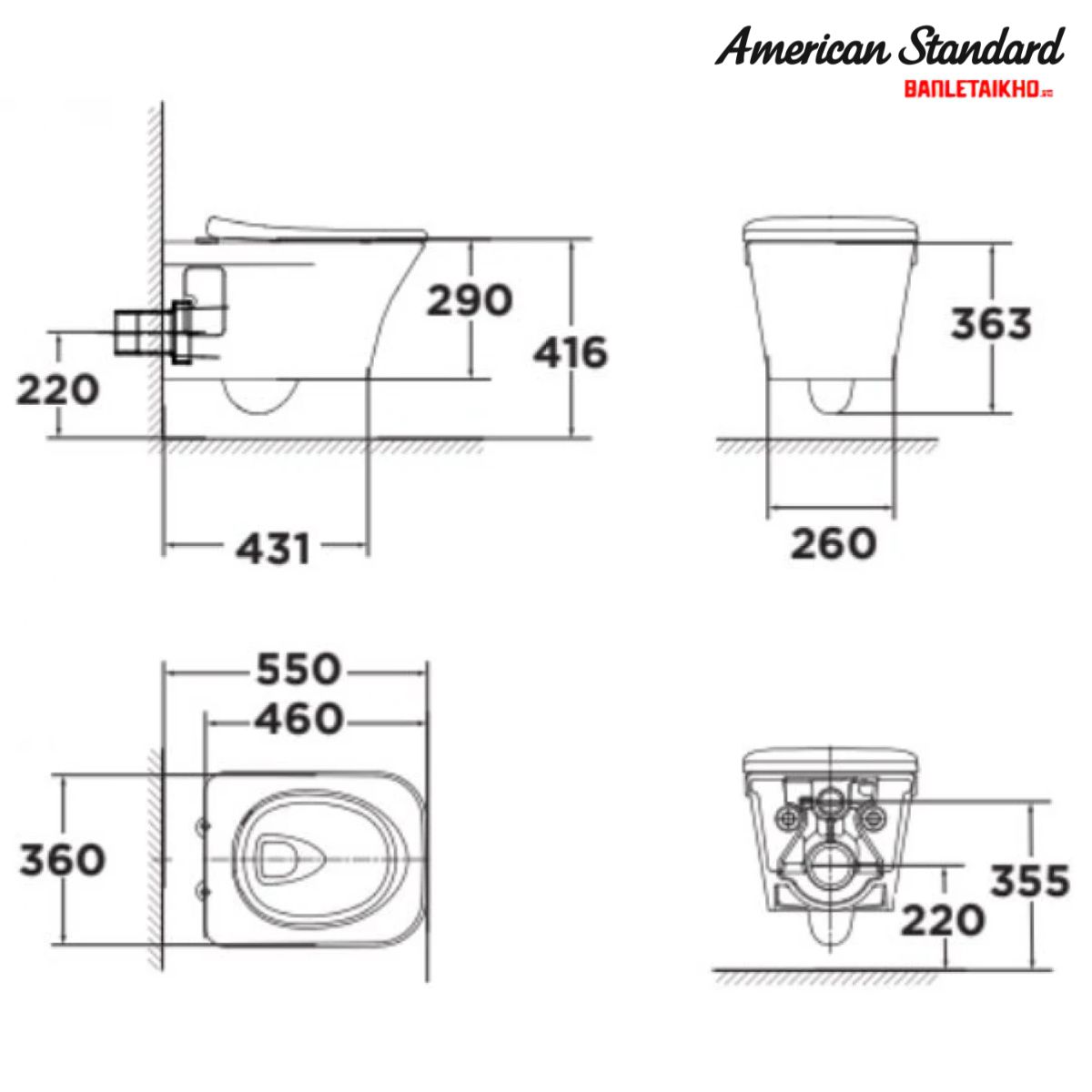 Bản vẽ Bồn Cầu AMERICAN STANDARD WP 2131 Treo Tường Nắp Đóng Êm Bản vẽ Bồn Cầu AMERICAN STANDARD WP 2131 Treo Tường Nắp Đóng Êm