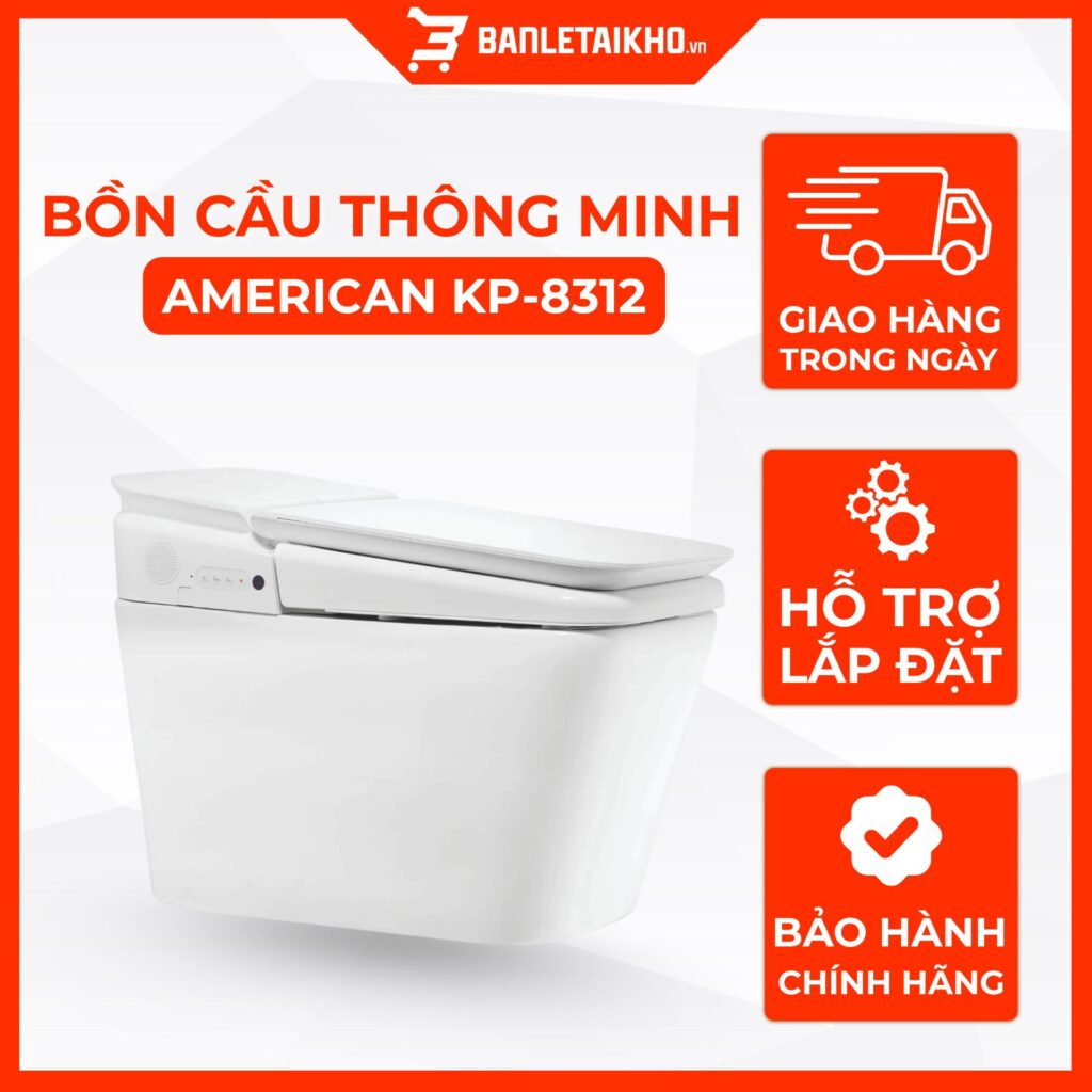 Bồn Cầu AMERICAN STANDARD KP 8312 Điện Tử Nắp Tự Động