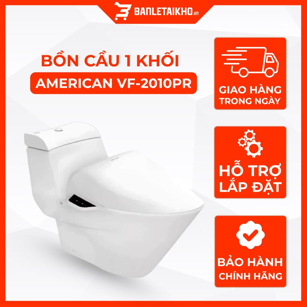 Bồn Cầu AMERICAN STANDARD VF 2010PR 1 Khối Nắp Điện Tử