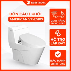 Bồn Cầu AMERICAN STANDARD VF 2010S 1 Khối Nắp Rửa Cơ