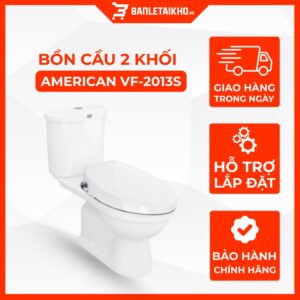 Bồn Cầu AMERICAN STANDARD VF 2013S 2 Khối Nắp Rửa Cơ