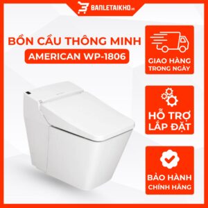 Bồn Cầu AMERICAN STANDARD WP 1806 Điện Tử Nắp Đóng Êm