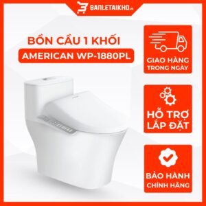 Bồn Cầu AMERICAN STANDARD WP 1880PL 1 Khối Nắp Điện Tử