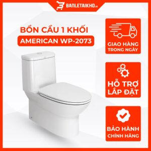 Bồn Cầu AMERICAN STANDARD WP 2073 1 Khối Nắp Đóng Êm