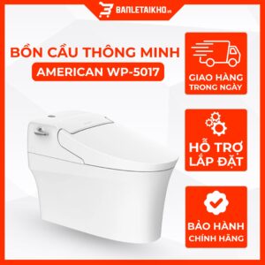 Bồn Cầu AMERICAN STANDARD WP 5017 Điện Tử Nắp Đóng Êm